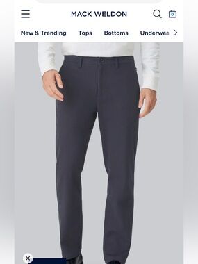 Mack Weldon relaxed fit chino , like new 
sz 36x34, navy